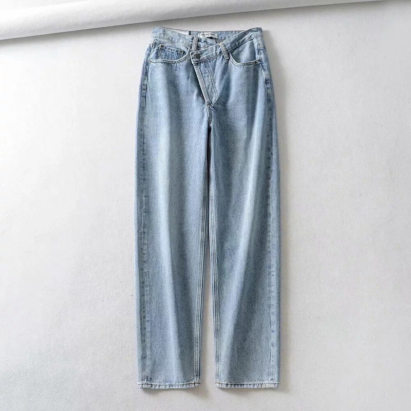 2020 Vintage cintura alta mamá Jeans Retro rasgados mujeres Boyfriend Denim Pantalones High Street pantalones largos azul negro