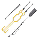 2 Stück Motorrad LED Nachtlichter Fahrradhelm EL Kaltlicht Blinkstreifen Leuchtsignal Aufkleber Universal Wasserdicht