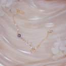 Exquisites Luxus-Mond-Stern-Böhmen-Armband für Frauen, 14 Karat Echtgold, Armband, Pulseras, Jahrestag, Geburtstagsgeschenk, Zubehör