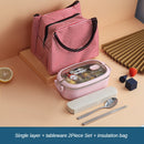 Isolierte Lunchbox aus Edelstahl, Studentenschule, mehrschichtige Lunchbox, Geschirr, Bento, Lebensmittelbehälter, Aufbewahrung, Frühstücksboxen
