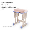 Cojín de asiento CHECA GOODS, cojines ortopédicos de espuma viscoelástica para estudiantes, cojín para asiento de oficina, tratamiento para hemorroides, alivio del dolor, almohada para coxis