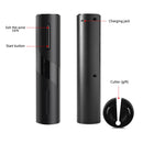 Elektrischer Weinöffner USB wiederaufladbarer automatischer Korkenzieher Weinflaschenöffner mit Folienschneider Küchenzubehör