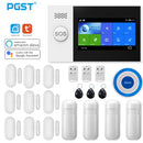 PGST Wireless Home WIFI GSM Sicherheitsalarmsystem Einbrecher Home Security mit PIR-Bewegungsmelder Detektor Einbruchmeldeanlage