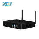 XCY Lüfterloser Mini-PC Intel Core i7 4500U i5 5200U i3 7100U 300M WiFi Gigabit Ethernet VGA HDMI Display Windows 10 Linux HTPC