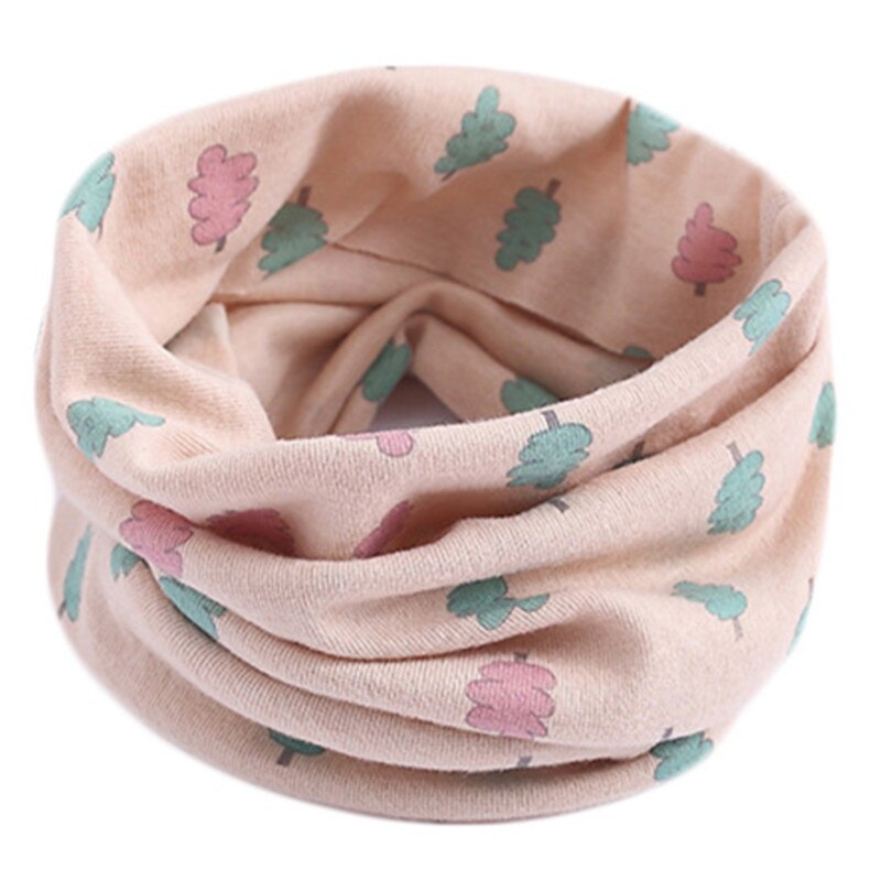 Spring Autumn Winter Children Cotton Scarf For 0-10 Years Old Kids Boy Girl Neck Collar Baby Cartoon Scarves Fashion Warm Collar