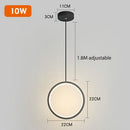 Modern Led Pendant Lights Bedside Bedroom Minimalist Hanging Lamps For Ceiling Background Wall Dining Room Suspension Luminaire