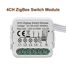 GIRIER Tuya ZigBee 3.0 Schaltmodul 10A Smart Home DIY Breaker 1 2 3 4 Gang Unterstützt 2-Wege-Steuerung Funktioniert mit Alexa Google Home