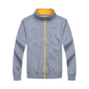 YOTEE, otoño e invierno, informal, de alta calidad, con cuello levantado, chaqueta con cremallera, logotipo personalizado, chaqueta para hombres y mujeres