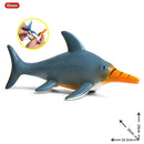 Oenux Large Size Sea Life Animals Weicher Weißer Hai Big Shark Actionfiguren Modell Lebensechtes Lernspielzeug Für Kinder Geschenk