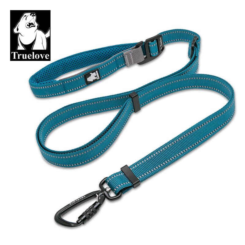 Truelove Pet Leash Hands Free Adjustable Nylon Dog Leash Material Pet Leash With Carabiner TLL2671
