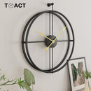Nordic Luxury Large Wall Clock Modern Design Living Room Kitchen Wall Clock Battery Operated Iron Personality Clocks Home Decor