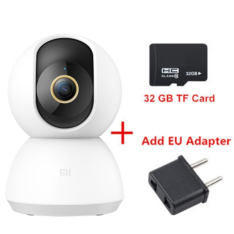 Xiaomi Mijia Smart Camera 2K 1296P HD 360 Angle WiFi Mi Home Security Indoor IP Cameras Pan-Tilt Baby Monitor Night Video Webcam