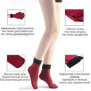 3 Paar/Set Damen Winter Warme Socken Verdicken Thermische Nylon Einfarbige Socken Weicher Schnee Samt Stiefel Boden Schlaf Schwarze Socke