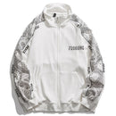 High Street Jacke Herren Cashew Letter Print Reflektierende Windjacke Frühling 2021 Patchwork Herren Bomberjacke Paare