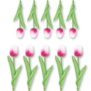 10pcs Tulip Artificial Flower Branch PU Tulipas Flor Artificial Bouquet Real Touch Fake Flower for Wedding Home Table Decoration