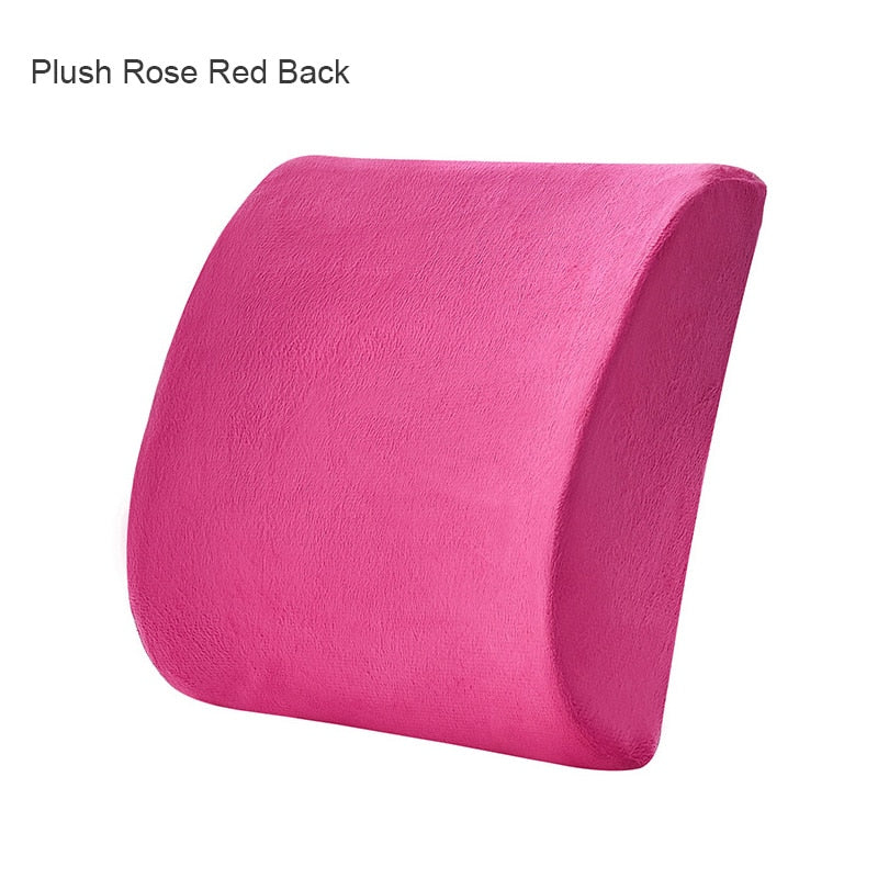 Orthopedics Hemorrhoids Seat Cushion Memory Foam Car Rebound Cushion Office Chair Lumbar Support Pain Relief Breathable Pillow