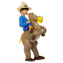 40 bis 59 Zoll großes Kindergeschenktier-Halloween-Kostüm für Kinder, aufblasbares Cowboy-Fahrpferd, Kindertag, Purim-Partykleid
