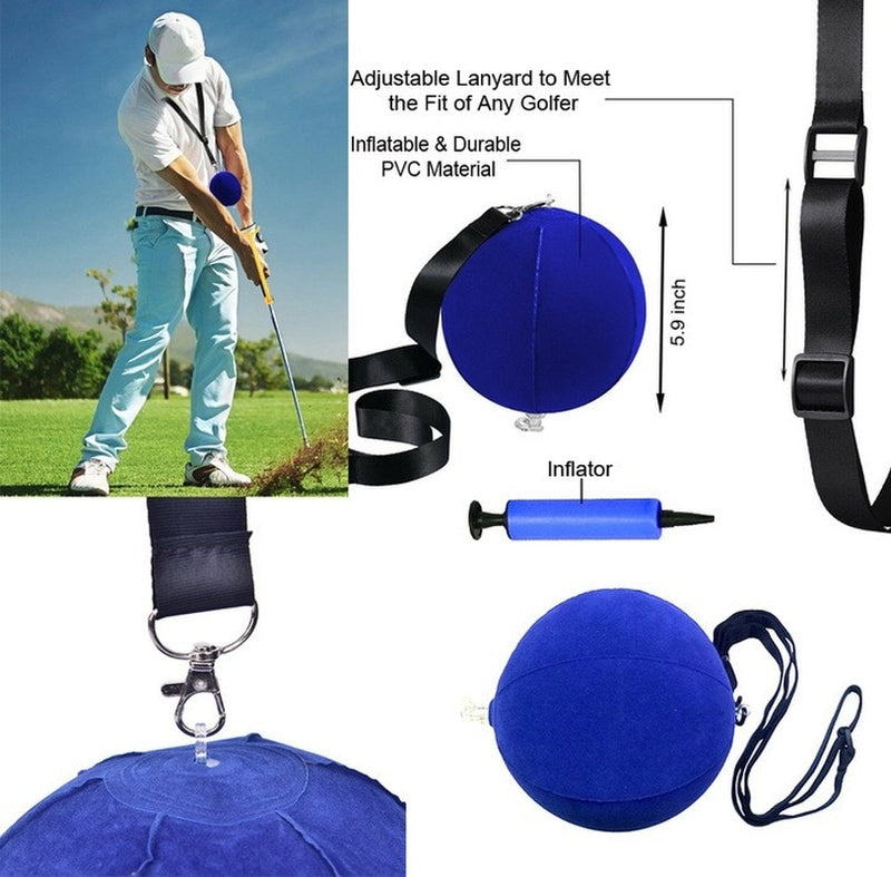 4 unid/set Golf Swing Training Aid Arm Band Trainer Impact Ball Inflator Postura Corrección de movimiento para la práctica de principiantes