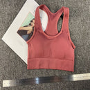 Nahtloser Fitness-Frauen-Yoga-Anzug, hochdehnbar, Workout-Sport-Set, gepolsterter Sport-BH, hohe Taille, Sport-Leggings, Fitnessstudio