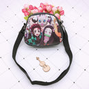 Rucksack Demon Slayer: Kimetsu no Yaiba Canvas Bag Tomioka Giyuu Schultaschen Mädchen Reisetasche Mochila Feminina Notebook Taschen Boy