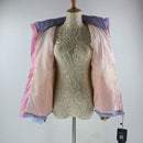 Winter verdicken Regenbogen Kontrast Frauen Daunenjacke lose gepolsterte Student Wintermantel Frauen warm College Parka weiblich