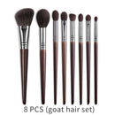 OVW Natürliches Make-up-Pinsel-Set Lidschatten-Make-up-Pinsel Ziegenhaar-Kit für Make-up Nabor Kistey Blending Pinceaux Maquillage