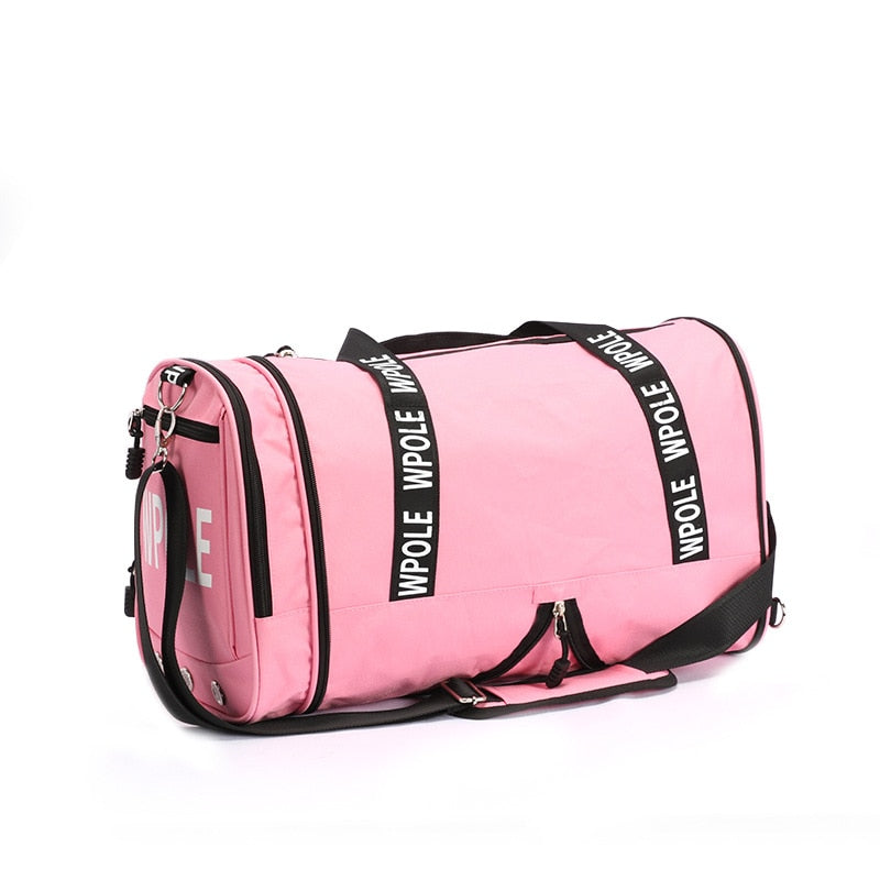 ROEGADYN large Capacity Chest Bag Folding Gym Bag Men Fitness Bag For Gym Men Waterproof Sport Bag Men Gym Bag  Shoe Compartment