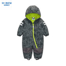 HONEYKING Softshell-Overalls für Kinder plus Samt-Strampler Winddichter Regenfester Overall Wasserdichter Overall Warmer Kinder-Overall