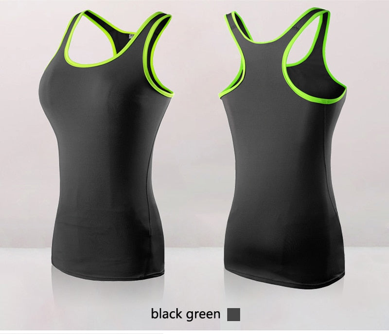 Summer Women Yoga Top Sleeveless Shirt Yoga Clothing Breathable Gym Tank Top White Running Vests Girl Zumba Yoga Top Tee Shirt