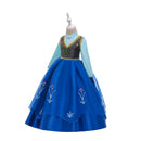Frozen 2 Fantastische Anna Prinzessin Kleider Mädchen Halloween Kostüm Langes Kleid Kinder Karneval Hochzeitskleid Kinder Cosplay Kleidung