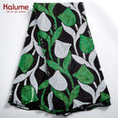 Kalume Weißer afrikanischer Tüll-Spitzenstoff Pailletten 5 Yards 2021 nigerianischer Mesh-Spitzenstoff Hohe Qualität zum Nähen von Hochzeitstüchern F1999