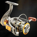 Professional Spinning Fishing Reel 13BB Fishing Coil Wooden Handshake 1000-7000 Series Metal Spining Fishing Reel Wheels