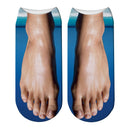 Lustige 3D-Hausschuhe bedruckte niedrige Knöchel-Baumwollsocken Mode Harajuku weiche kurze Socken süße glückliche Bootssocken für Frauen