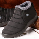 Plus Size Herren Stiefel Mode Winterstiefel für Herren Pelz Winter Schnee Stiefel Plüsch Mode Mans Schuhe Warme wasserdichte Herrenschuhe
