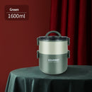 Edelstahl-Lunchbox auslaufsicher, tragbar, isoliert, Schülerschule, mehrschichtiges Geschirr, Bento-Box, Lebensmittelbehälter, Aufbewahrung