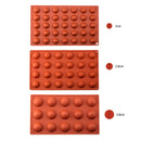 Schokoladenkugelform Halbkugelform Halbkugelform Silikon Schokoladenkuchen Mousse Dessert Backen Gebäck Backformen