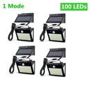 LED-Solarleuchte im Freien Solarlampe Sensor Wandleuchte wasserdichtes solarbetriebenes Sonnenlicht für Gartendekoration