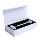 Opal-Jade-Massagerolle, Gouache-Schaber-Set, natürliches Gouache-Stein-Gesichtslifting-Werkzeug, Massagegerät für Gesichts-Gua Sha, Anti-Falten