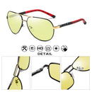Aviation Discoloration Driving Photochromic Sunglasses Men Polarized Chameleon Day Night Vision UV400 Women gafas de sol hombre