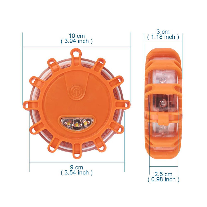 3 teile/satz Magnetische Auto Notfall straße Rettung sicherheit hilfe blinklichter LED Strobe Warnlicht Taschenlampen Auto Leuchtfeuer Lampen