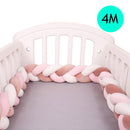 4M Baby Bett Stoßschutz Infant Wiege Kissen Kissen Zopf Knoten Stoßstange Krippe Stoßstange Tour De Lit Bebe Tresse Raumdekoration