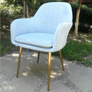 INS Moderner Esszimmerstuhl Stühle Freizeitstuhl Sessel Stoffkunst Maßgeschneiderte Wohnzimmermöbel Dekoration Sofa Salon