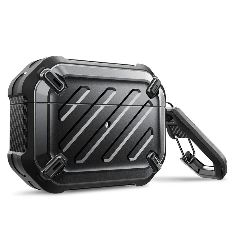 SUPCASE UB Pro Diseñado para Airpods Pro Case 2019 Funda protectora resistente de cuerpo completo con mosquetón para Apple Airpods Pro (2019)