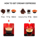 ICafilas180/60ml Refillable Espresso Coffee Maker Capsules for BOSCH Machine Tassimo Reusable Filter Coffee Pod Eco-Friendly
