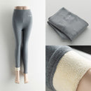 GCAROL Women Thick Fleece Legging High Waist Letters Legging Pants Stretch Winter Seamless Fitness Can Be Worn Below Zero