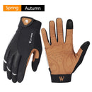 WEST BIKING Fahrrad-Touchscreen-Handschuhe Winter-Thermo-Winddichte warme Vollfinger-Handschuhe für Radfahren Männer wasserdichte Fahrradhandschuhe