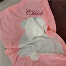 Babydecken Neugeborene Swaddle Baby Wrap gestrickte Decke für Kind Kaninchen Cartoon Plaid Infant Kleinkind Bettwäsche Swaddling