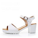 GKTINOO New Summer Women Sandals Shoes 2023 Thick With OL Korean Summer Sandals Large Size Genuine Leather Women Shoes Sandals