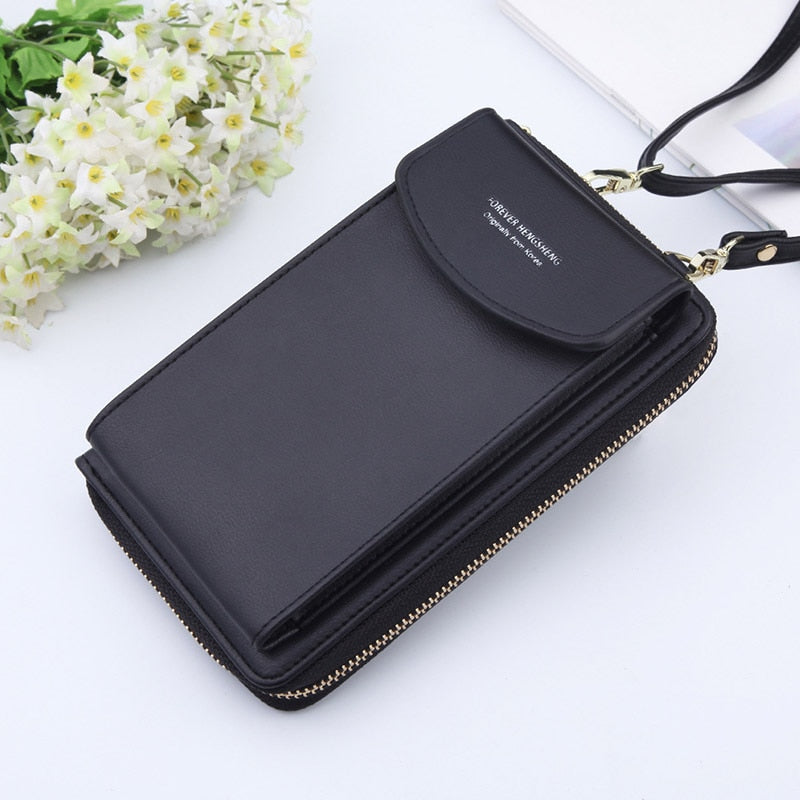 Mode multifunktionale Geldbörsen und Handtaschen für Frauen Luxus Umhängetaschen Frau Casual Lady Clutch Phone Wallet Umhängetasche