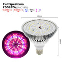 LED Grow Light 150Leds 200Leds Vollspektrum Sunlike E27 LED-Wachstumslampe für Indoor-Hydroponik-Blumen-Pflanzen LED-Wachstumslampe